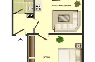 Wohnung mieten in Ebertstraße 19, 59192 Bergkamen, Charmante 1-Zimmer-Altbauwohnung in Bergkamen