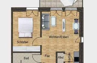 Wohnung mieten in Carl-Schurz-Straße 21, 55543 Bad Kreuznach, Carlsgarten Bad Kreuznach - 2-Zimmerwohnung in Bad Kreuznach-Süd mit Stellplatz und Balkon