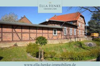 Gewerbeimmobilie kaufen in 38378 Warberg, Stilvoller Fachwerk-Landgasthof mit Biergarten, Betreiberwohnung + 4 Garagen.