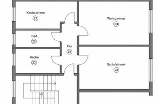 Wohnung kaufen in 09337 Wüstenbrand, Charmante 3-Zimmerwohnung mit Entwicklungspotenzial und Stellplatz