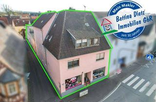 Haus kaufen in 63762 Großostheim, DIETZ: Vermietetes (362qm) Wohn- & Geschäftshaus: 4 Wohneinheiten, 2 Ladenlokale & Gewölbekeller!