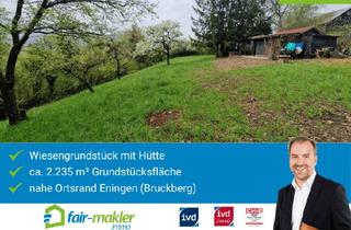 Grundstück zu kaufen in 72800 Eningen, FAIR-MAKLER: Wiesengrundstück am Ortsrand