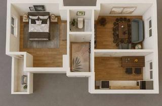 Wohnung kaufen in 41236 Rheydt, ZWEI ZIMMER. EIN KIRCHTURM. RHEYDT.