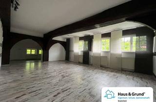Wohnung mieten in Bruchweg 10c, 33818 Leopoldshöhe, Leopoldshöhe (Asemissen) | Stilvolle 3-ZKB im Fachwerkhaus (mit EBK & Garten)