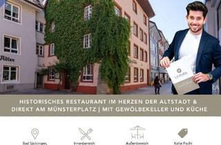 Gastronomiebetrieb mieten in Rheinbrückstraße, 79713 Bad Säckingen, LFI | Historisches Restaurant mit Gewölbekeller im Herzen der Altstadt und direkt am Münsterplatz