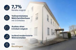 Mehrfamilienhaus kaufen in 72770 Reutlingen, 7,7% Rendite möglich – Mehrfamilienhaus nahe Bosch vollvermietet