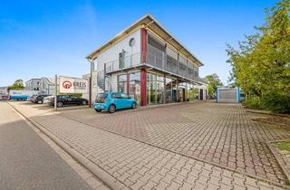 Büro zu mieten in 68542 Heddesheim, Modernes Ausstellungs- und Bürogebäude mit Lager und großem Außenbereich