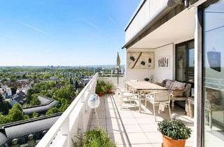 Wohnung kaufen in 60598 Frankfurt, Frankfurt am Main - Panorama über den Dächern Frankfurts - Stilvolle DG-Wohnung mit XXL-Terrasse