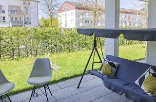 Wohnung kaufen in 86199 Augsburg, Augsburg - Familienfreundliche 4-Zimmer-Gartenwohnung mit edler Ausstattung und großem Privatgarten