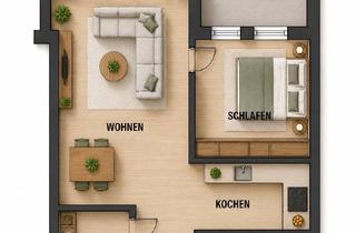 Wohnung kaufen in 89150 Laichingen, Laichingen - 2-Zimmer EG-Wohnung - TOP-Rendite - provisionsfrei