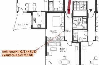 Wohnung kaufen in 72762 Reutlingen, Reutlingen - Naturnahe 2-Zimmer Wohnung m. Aufzug im Schafstall inkl. TG-Platz