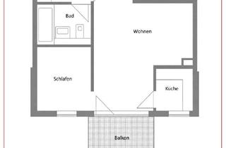 Wohnung kaufen in 04425 Taucha, Moderne 1 1/2 Zimmer-Wohnung mit Balkon in Taucha