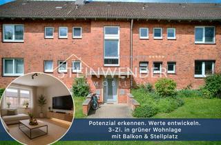 Wohnung kaufen in 23758 Oldenburg, Potenzial erkennen. Werte entwickeln.3-Zi. in grüner Wohnlage mit Balkon & Stellplatz
