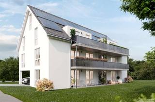 Wohnung kaufen in 70565 Rohr, KfW 40 QNG Neubau: Lichtdurchflutete 3-Zimmer-Wohnung mit Terrasse und privatem Garten