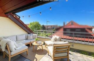 Wohnung kaufen in 72764 Reutlingen, Dachgeschoss-Juwel mit 3 Balkonen & Achalm-Blick - Südstadt Reutlingen