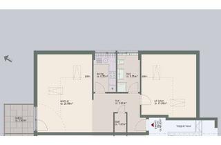 Wohnung mieten in Kastanienweg, 55494 Rheinböllen, schicke 2-Zimmer-Wohnung mit Balkon in Rheinböllen