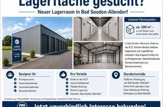 Lager mieten in Auf Dem Steineckel 16, 37242 Bad Sooden-Allendorf, Lagerflächen oder Geragen gesucht?