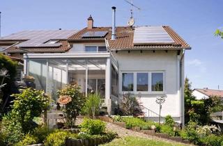 Doppelhaushälfte kaufen in 89610 Oberdischingen, Helle, gepflegte Doppelhaushälfte im Top-Zustand mit Wintergarten und Einliegerwohnung