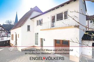 Haus kaufen in 67377 Gommersheim, **NEUER PREIS**Großzügiges EFH mit Wiese und viel Potenzial im idyllischen Weindorf Gommersheim