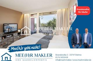 Wohnung kaufen in 23747 Dahme, gepflegte Ferienwohnung im beliebten Haus Berolina mit traumhaftem Meerblick.