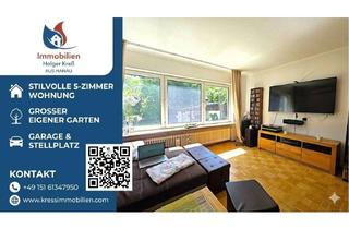 Wohnung kaufen in 63477 Maintal, Wohnen wie im eigenen Haus: Großzügige 5-Zimmer-Wohnung mit XL-Garten, Garage in Maintal!