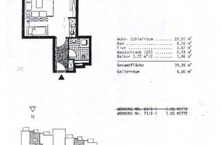 Wohnung kaufen in Birkenwaldstrasse 71, 63179 Obertshausen, Helles 1 Zimmer-Appartement mit Balkon in Obertshausen-Hausen