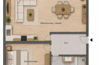 Wohnung mieten in Lessingsstraße 10e, 47608 Geldern, Wohnen mit Charakter: 2-Zimmer-Wohnung in Geldern
