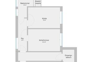 Wohnung mieten in In Den Birken, 65479 Raunheim, Geräumige 1-Zimmer-Erdgeschosswohnung zur Miete in Raunheim