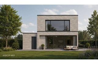Einfamilienhaus kaufen in 46414 Rhede, freistehendes Neubau-Einfamilienhaus mit traumhaftem Ausblick in absolut ruhiger Lage, KFW 40