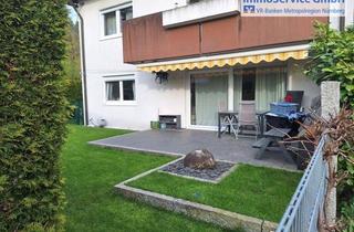 Wohnung kaufen in 90513 Zirndorf, Kapitalanlage mit Gartenidylle – Vermietete, top sanierte 3-Zimmer-Erdgeschosswohnung mit Garage