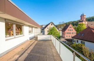 Wohnung kaufen in 89134 Blaustein, Wintergarten & Dachterrasse – Wohnung mit Potenzial in Herrlingen