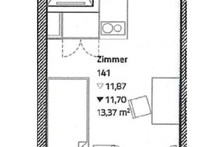 Wohnung mieten in Landsberger 441, 81241 Pasing-Obermenzing, nur für Azubis und Studenten - kleine Wohnung mit Pantryküche und Balkon