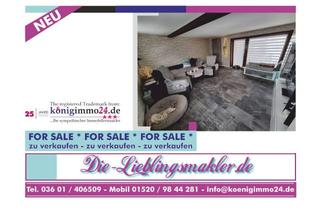 Haus kaufen in 99713 Helbedündorf, teilsaniertes EFH m. Ausbaureserve, Dachterrasse, gestaltungsfähigem Hof, Garage und u. sep. Garten
