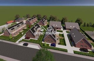 Einfamilienhaus kaufen in Halsbeker Hauptstraße 7, 26655 Westerstede, Schlüsselfertige Doppelhaushälfte in Holzrahmenbauweise – KfW40 QNG inkl. PV & Außenanlagen