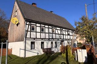 Haus kaufen in 09526 Pfaffroda, Fachwerkhaus mit Herz: Familienfreundlich, teilsaniert & förderfähig – Heizungsanlage 2019 erneuert!