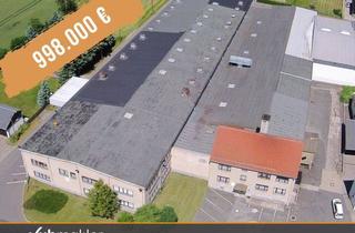 Gewerbeimmobilie kaufen in 08606 Oelsnitz, PRODUKTIONS- u. LAGERSTANDORT MIT 5.234 QM UND EIGENER TRAFOSTATION, KRANANLAGE - NUR 998.000 €