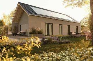 Haus kaufen in 04916 Herzberg, Modernes Wohnen in Herzberg: Bungalow mit überdachter Terrasse für Ruhesuchende