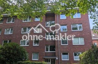 Wohnung kaufen in 22523 Hamburg, Auf Dauer günstiger als zur Miete! Renov.bedürft. 2,5 Zi-Whg zur Eigennutzung oder als Kapitalanlage