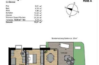Wohnung mieten in Abt-Berchtold-Straße, 88427 Bad Schussenried, Erstbezug Neubau: Moderne 3,5-Zimmer-Wohnung mit Garten in zentraler Lage von Bad Schussenried