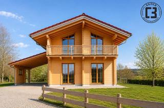 Haus kaufen in Steinbreiten, 82418 Riegsee, Modernes Blockhaus nach Kundenwunsch