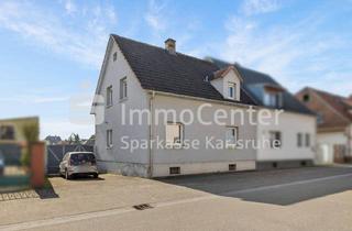 Doppelhaushälfte kaufen in 76661 Philippsburg, Philippsburg / Rheinsheim - Haus mit Charakter: Großes Grundstück, Nebengebäude & Ausbaupotenzial