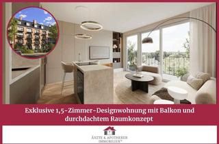Wohnung kaufen in 20144 Harvestehude, Exklusive 1,5-Zimmer-Designwohnung mit Balkon und durchdachtem Raumkonzept