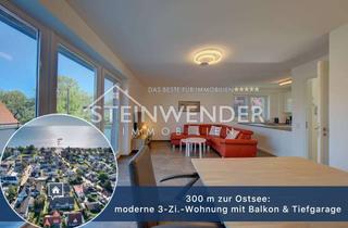 Wohnung kaufen in 23746 Kellenhusen, 300 m zur Ostsee: moderne 3-Zi.-Wohnung mit Balkon & Tiefgarage