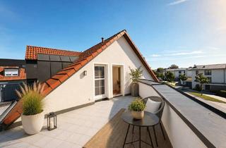 Wohnung kaufen in 85241 Hebertshausen, Wohnen über den Dächern – moderne Dachgeschosswohnung mit großer Terrasse in Hebertshausen!