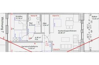 Wohnung mieten in 48619 Heek, Neubau-Erstbezug: Helle 60 m² Wohnung mit Balkon, Einbauküche & Stellplatz
