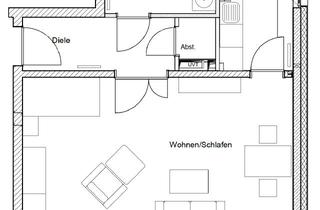 Wohnung mieten in 53332 Bornheim, Charmante 1-Zimmer-Wohnung mit Balkon in Hemmerich
