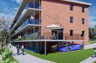 Wohnung kaufen in 07774 Camburg, Erstbezug: Modernes Wohnen über zwei Etagen mit 50 m² Terrasse und Balkon direkt an der Saale