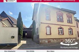 Einfamilienhaus kaufen in 55288 Schornsheim, Schornsheim: Charmantes Einfamilienhaus mit Scheunen und großem Innenhof
