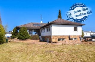 Haus mieten in 64859 Eppertshausen, DIETZ: ZWEITER BEZUG nach Sanierung! Einfamilienhaus mit ELW oder Büro, 2 Garagen und Garten