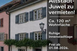 Haus mieten in Suppengasse 19, 78628 Rottweil, Rottweil-Stadtmitte: Liebevoll saniertes Schmuckstück ab 01.08.26 zu vermieten vermieten